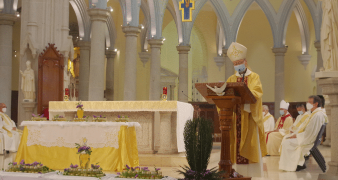 Chrism Mass at the Cathedral of the Immaculate Conception