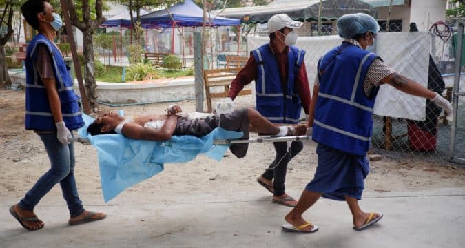 Military search of churches in Myanmar decried
