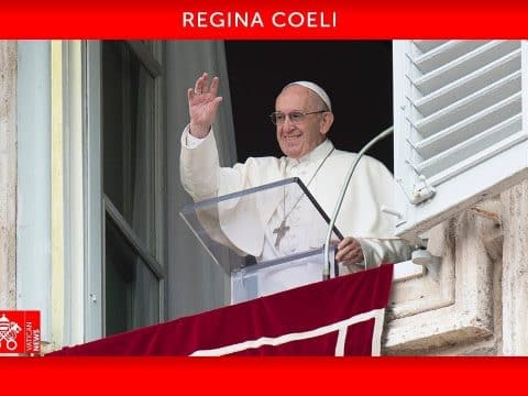 Pope’s first public Regina Coeli in a month