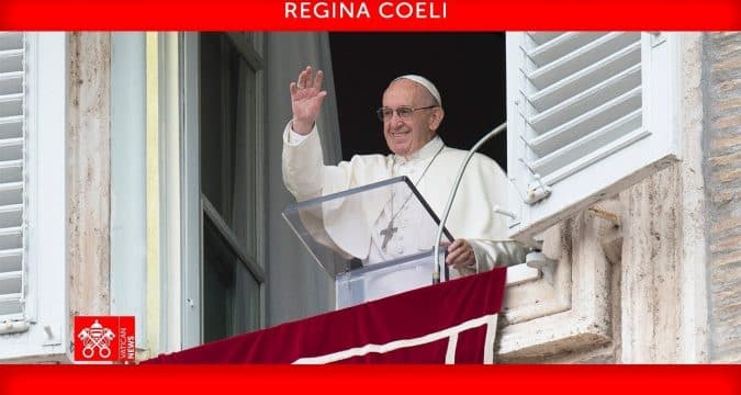Pope’s first public Regina Coeli in a month