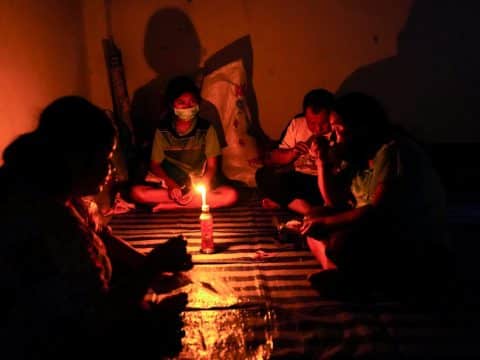 Myanmar’s displaced take refuge in churches