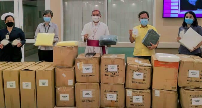 Church donates equipment as Covid-19 surges in Malaysia