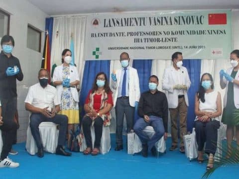 Timor-Leste launches Covid-19 vaccine drive at universities