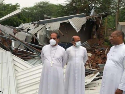 Indian bishop calls for rebuilding of demolished church