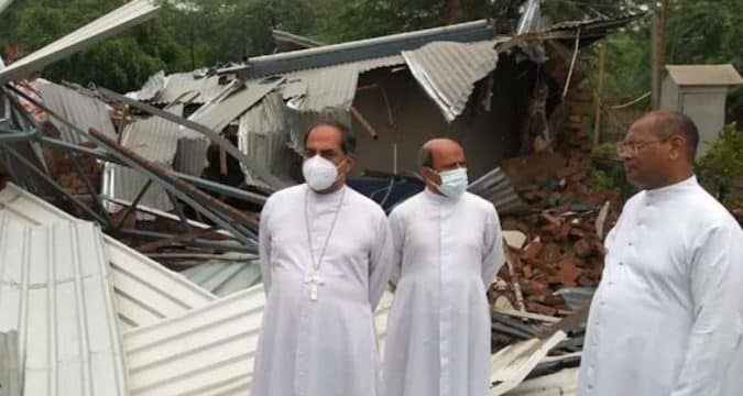 Indian bishop calls for rebuilding of demolished church