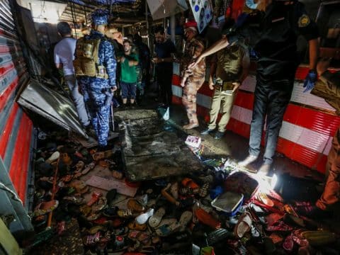 Pope ‘deeply saddened’ by Baghdad market bombing