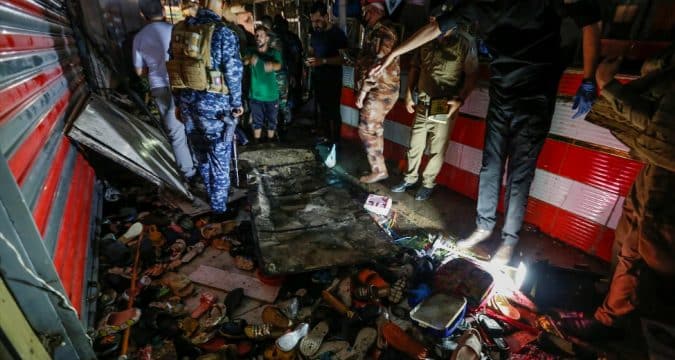 Pope ‘deeply saddened’ by Baghdad market bombing