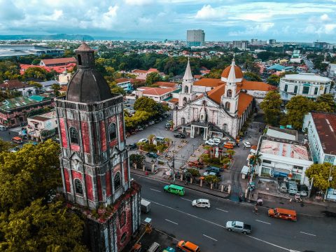 Jaro Metropolitan Cathedral [National Shrine of Our Lady of the Candles], on Jaro Plaza, Iloilo City, Iloilo province on Panay island. Photo: Janssen Panizales from Pexels