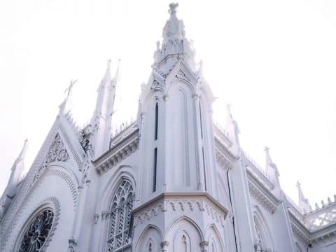 Our Lady of Dolours Basilica [Puthanpally], of the Syro-Malabar Catholic Church in Thrissur City in Kerala, India. Photo: by Sujin c on Unsplash