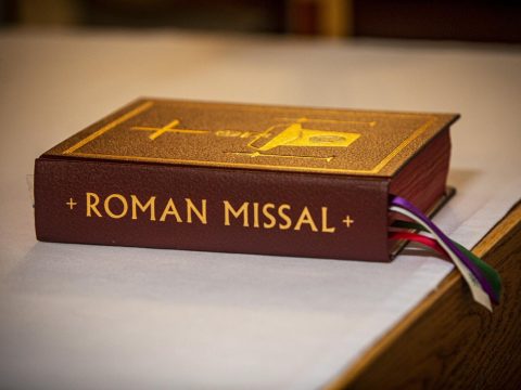 The Roman Missal [Latin rite]. Photo: CNS/Chaz Muth