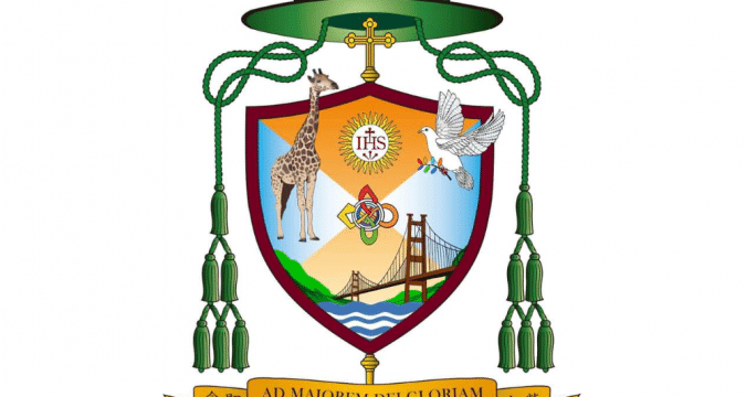 Big heart and wide horizon, the bishop-elect’s coat of arms