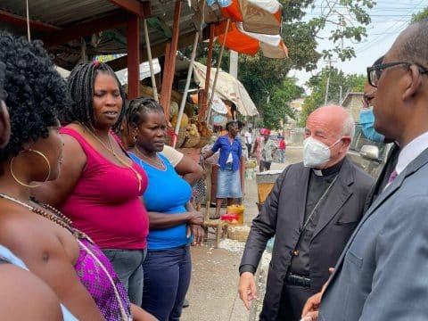 Cries of Haitian people cannot go unheeded, Vatican official says