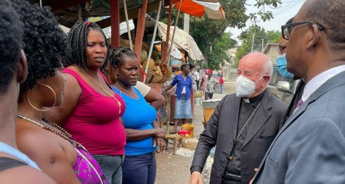 Cries of Haitian people cannot go unheeded, Vatican official says