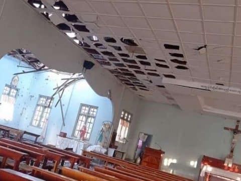 Churches remain prime targets in conflict-torn Myanmar 