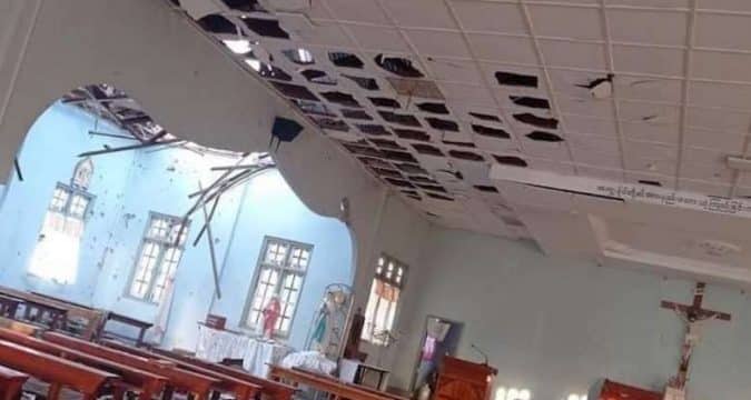 Churches remain prime targets in conflict-torn Myanmar