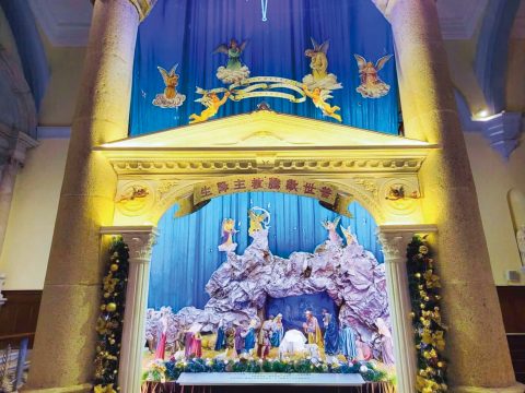 Nativity scenes from parishes around Hong Kong
