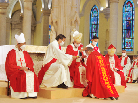 Images: The ordination and installation of Stephen Chow Sau Yan, SJ