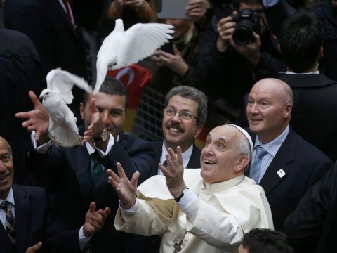 More money for education not weapons, pope says