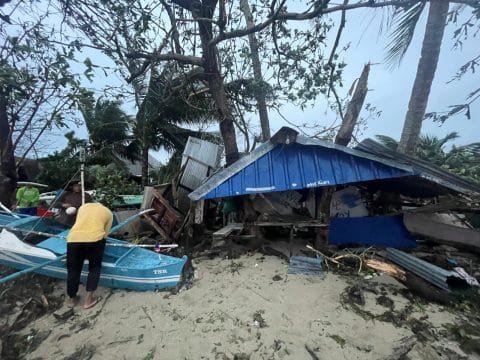 Rebuilding after a super typhoon