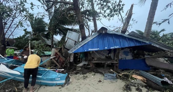 Rebuilding after a super typhoon