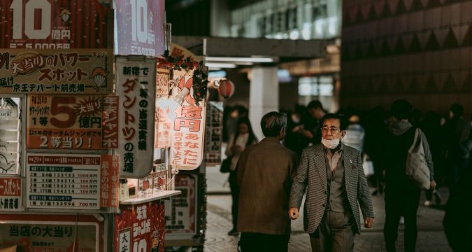 Japanese find comfort behind facemasks