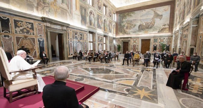 Synodality is about the Holy Spirit, not majority consensus, pope says