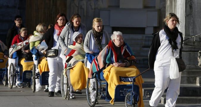 Care and dignity most important, pope says in World Sick Day message