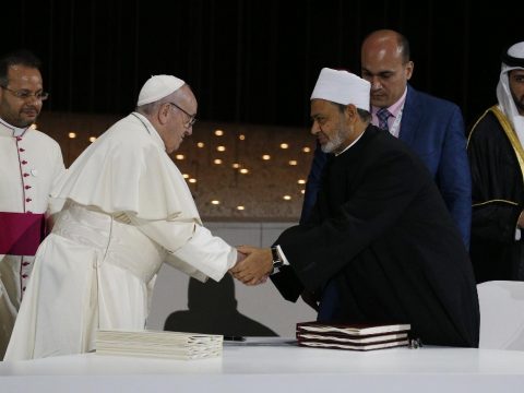 Now or never: People must overcome challenges together, pope says