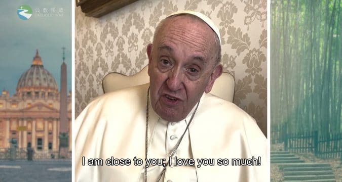 Pope Francis imparts blessings to Church in China under the pandemic