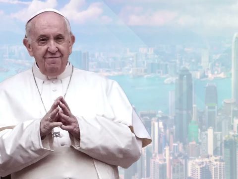 Pope Francis imparts blessings to Church in Hong Kong under the pandemic