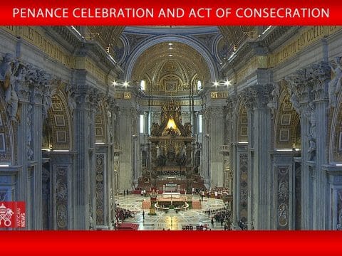 The Consecration of Russia and Ukraine to the Immaculate Heart of Mary at the Vatican