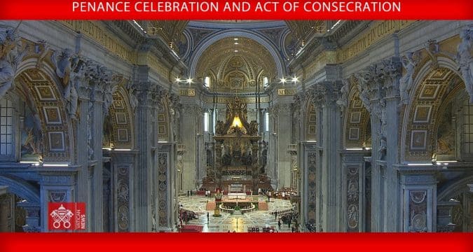 The Consecration of Russia and Ukraine to the Immaculate Heart of Mary at the Vatican