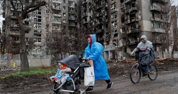‘Smell of sheep’ in Ukraine is scorched homes and death, chaplain says