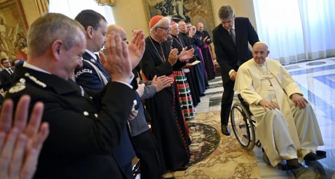 Battle against human trafficking must target social media, pope says