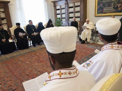 Catholic and Oriental Orthodox should look at more sacramental sharing