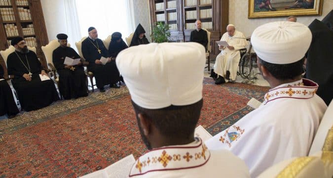 Catholic and Oriental Orthodox should look at more sacramental sharing