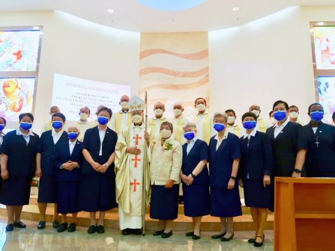 A joyful and blessed golden jubilee and birthday celebration