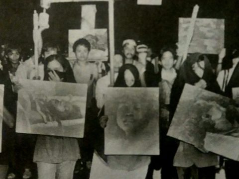 Protests on 50th anniversary of martial law in Philippines