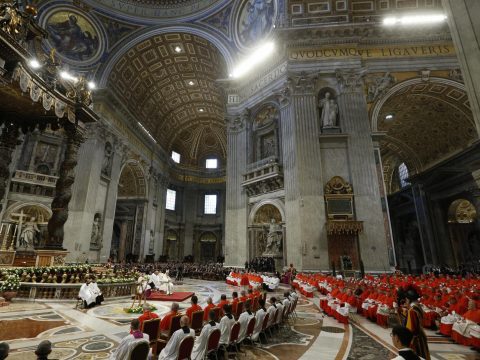 Twenty receive cardinal’s red hat