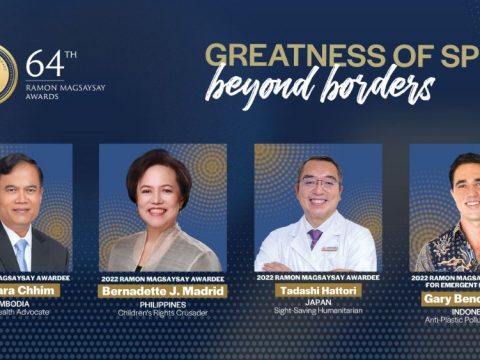 Magsaysay Awards for those working for Asia’s poor and the environment