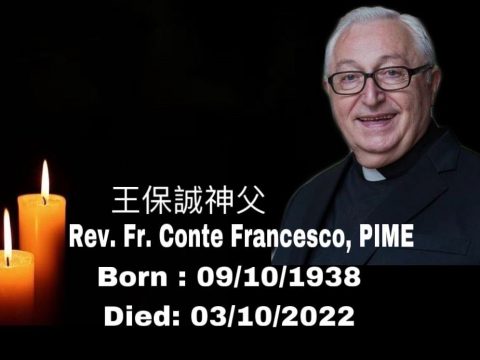 Father Conte: PIME missionary returns to the Father’s house