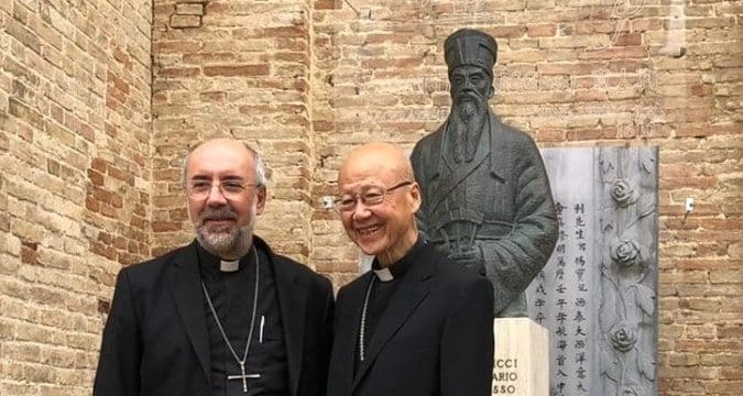 Cardinal Tong in Rome and Macerata Cardinal Tong in Rome and Macerata