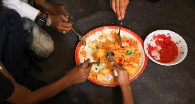 Love and solidarity must be part of plan to end hunger, pope says