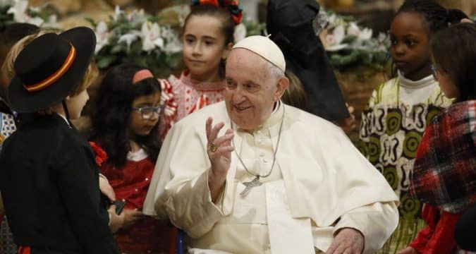 Love is the power that changes the course of history, pope says at Christmas Mass