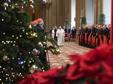 Gospel call to conversion lasts a lifetime, pope tells Curia
