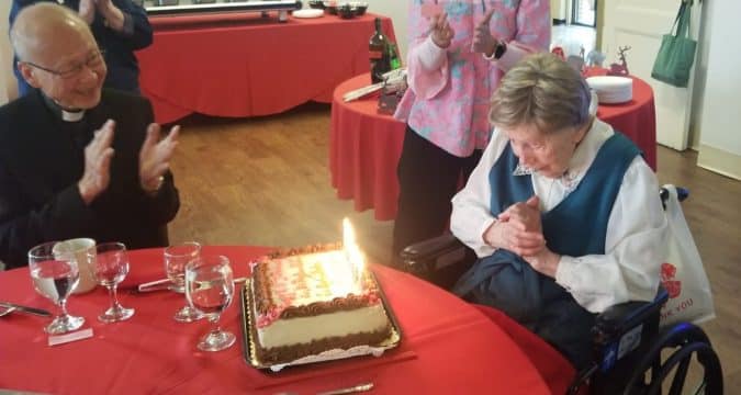 The 100th birthday celebration for much-loved Sister Betty Ann Maheu