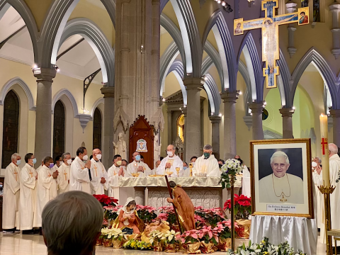 Requiem Mass for Pope Emeritus Benedict XVI in Hong Kong