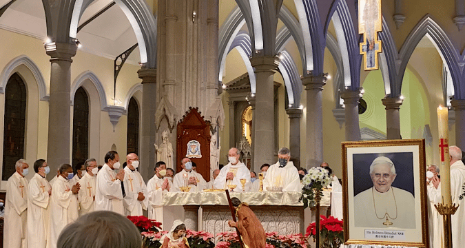 Requiem Mass for Pope Emeritus Benedict XVI in Hong Kong