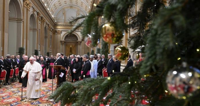 Pope calls for peace, urges ambassadors to safeguard the weakest