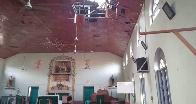 Another church hit by army shelling in Myanmar
